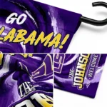 Lsu Tigers Garden Flag Personalized Swirl Vortex Purple Best Selling