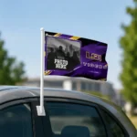 Lsu Tigers House Flag Custom Framed Photo Purple Black Best Selling