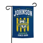 Marquette Golden Eagles Garden Flag Custom Distressed Stripes Blue Best Selling