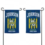 Marquette Golden Eagles Garden Flag Custom Distressed Stripes Blue Best Selling