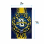 Marquette Golden Eagles Garden Flag Custom Laurel Wreath Blue Best Selling