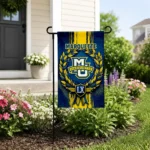 Marquette Golden Eagles Garden Flag Custom Laurel Wreath Blue Best Selling