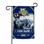 Marquette Golden Eagles Garden Flag - Custom Photo Frame Blue