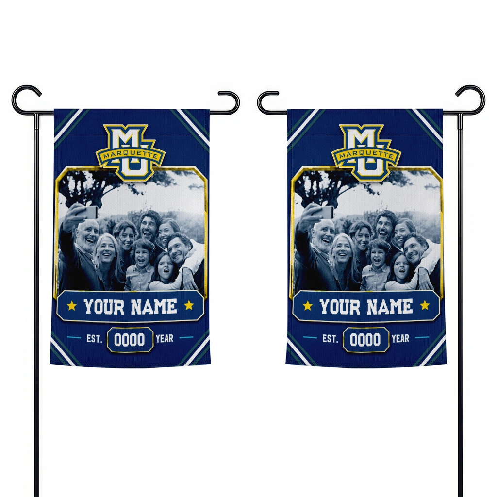 marquette-golden-eagles-garden-flag-custom-photo-frame-blue-fashion-forward.webp
