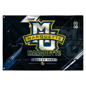 Marquette Golden Eagles House Flag Custom Speed Slashes Blue Best Selling
