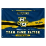 Marquette Golden Eagles House Flag Customized Brushed Streaks Blue Best Selling