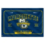 Marquette Golden Eagles House Flag Customized Ornate Border Blue Best Selling
