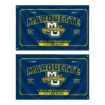 Marquette Golden Eagles House Flag Customized Ornate Border Blue Best Selling