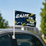 Marquette Golden Eagles House Flag Personalized Action Streaks Blue Best Selling