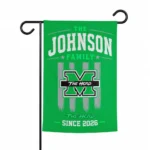 Marshall Thundering Herd Garden Flag Customized Distressed Stripes Green Best Selling