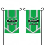 Marshall Thundering Herd Garden Flag Personalized Chevron Stripes Green Best Selling