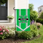 Marshall Thundering Herd Garden Flag Personalized Chevron Stripes Green Best Selling
