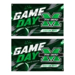Marshall Thundering Herd House Flag Custom Action Streaks Green Best Selling