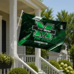 Marshall Thundering Herd House Flag Customized Speed Slashes Green Best Selling