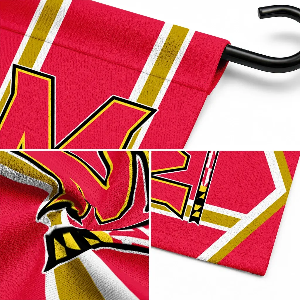 Maryland Terrapins Garden Flag Custom Chevron Stripes Red Latest Model Maryland Terrapins Garden Flag Custom Chevron Stripes Red Latest Model