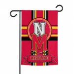 Maryland Terrapins Garden Flag Custom Circle Medallion Red Best Selling