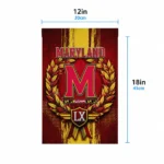 Maryland Terrapins Garden Flag Personalized Laurel Wreath Red Best Selling