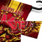 Maryland Terrapins Garden Flag Personalized Laurel Wreath Red Best Selling