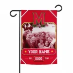 Maryland Terrapins Garden Flag - Personalized Photo Frame Red