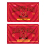 Maryland Terrapins House Flag Custom Ornate Border Red Best Selling