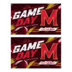 Maryland Terrapins House Flag Customized Action Streaks Red Best Selling
