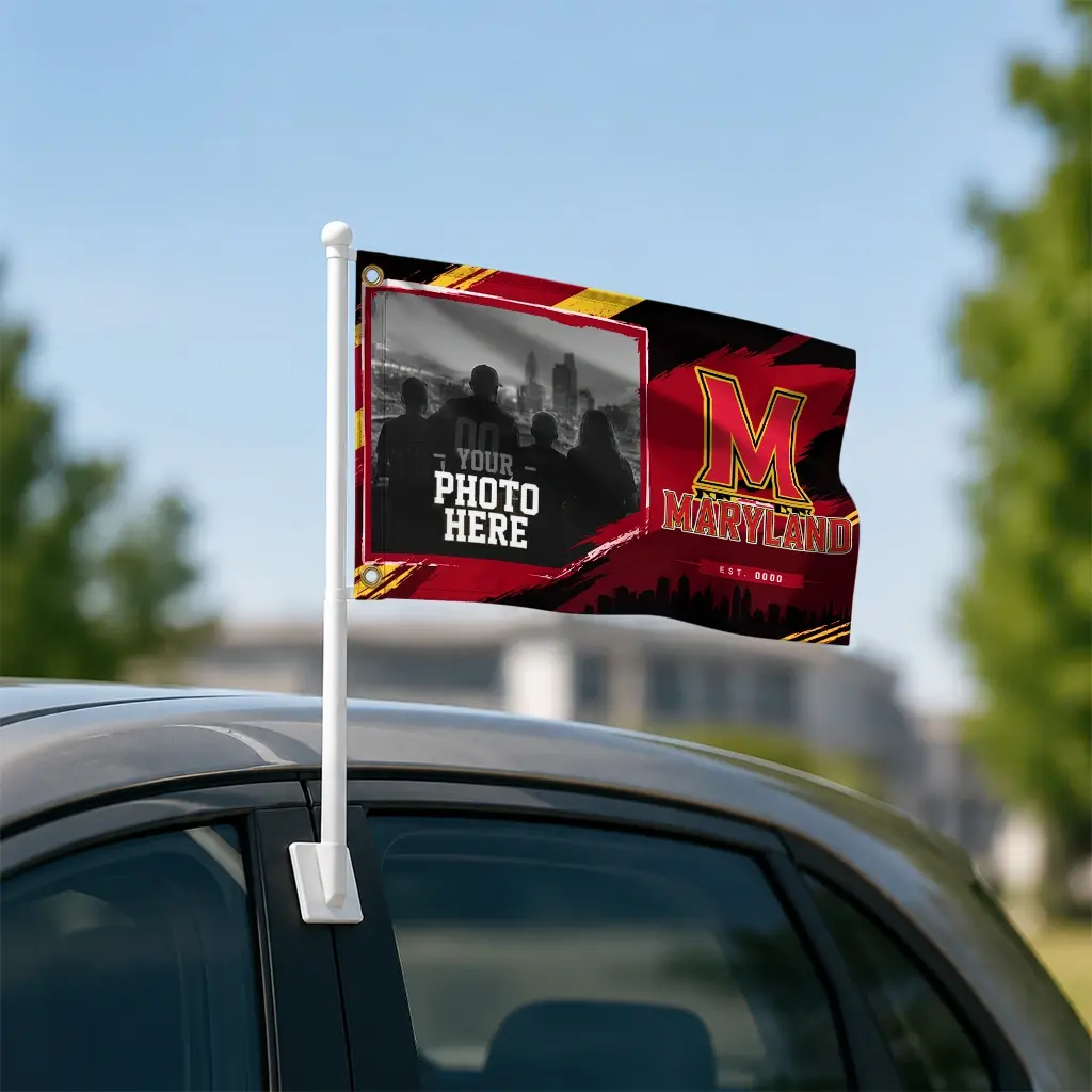 Maryland Terrapins House Flag Personalized Framed Photo Red Black Latest Model Maryland Terrapins House Flag Personalized Framed Photo Red Black Latest Model