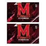 Maryland Terrapins House Flag Personalized Speed Slashes Red Best Selling