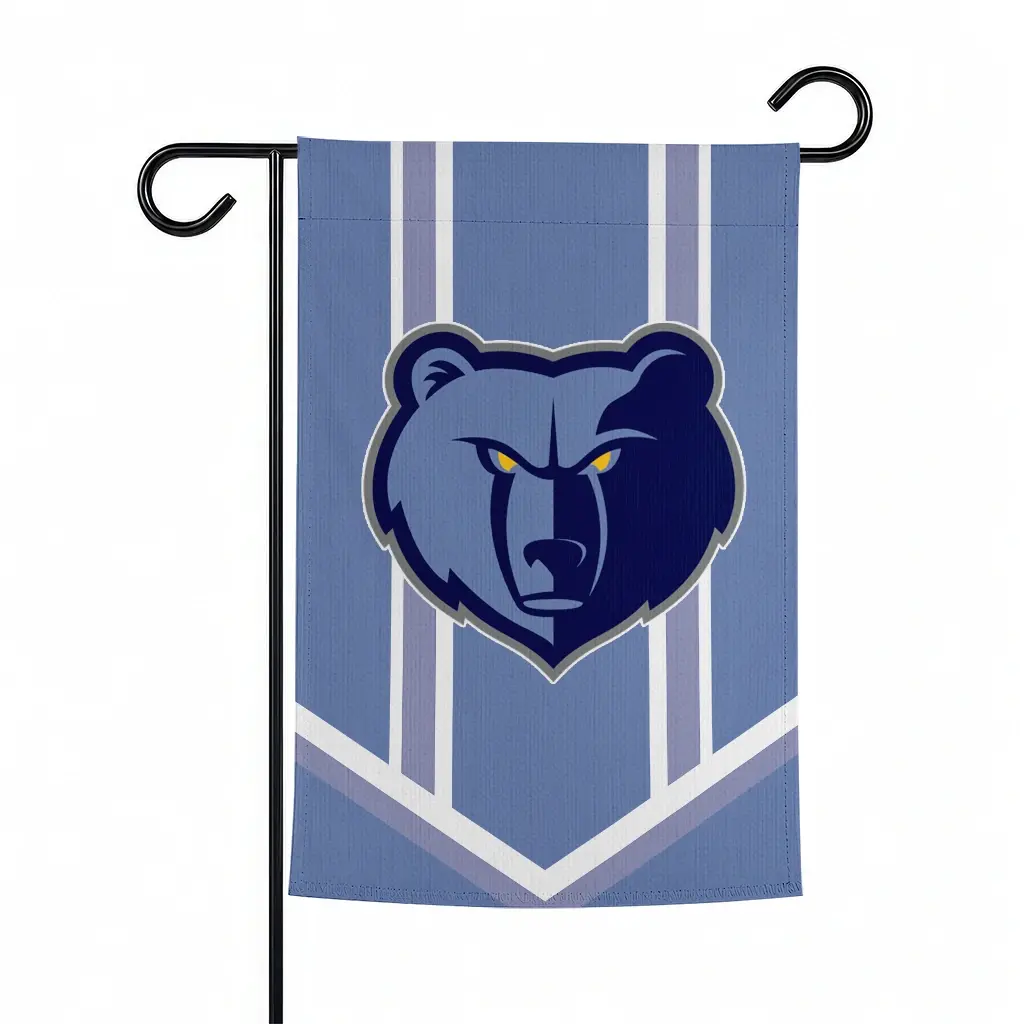 Memphis Grizzlies Garden Flag Custom Chevron Stripes Blue Best Selling Memphis Grizzlies Garden Flag Custom Chevron Stripes Blue Best Selling