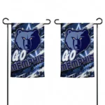Memphis Grizzlies Garden Flag Customized Glowing Star Blue Best Selling