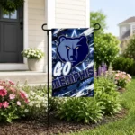 Memphis Grizzlies Garden Flag Customized Glowing Star Blue Best Selling