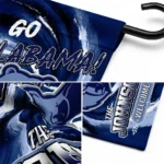 Memphis Grizzlies Garden Flag Customized Swirl Vortex Blue Best Selling