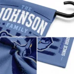 Memphis Grizzlies Garden Flag Personalized Distressed Stripes Blue Best Selling