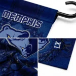 Memphis Grizzlies Garden Flag Personalized Laurel Wreath Blue Best Selling