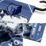 Memphis Grizzlies Garden Flag Personalized Photo Frame Blue Best Selling