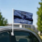 Memphis Grizzlies House Flag Custom Brushed Streaks Blue Best Selling