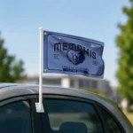 Memphis Grizzlies House Flag Custom Ornate Border Blue Best Selling