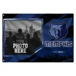 Memphis Grizzlies House Flag Personalized Framed Photo Blue Black Best Selling