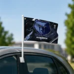 Memphis Grizzlies House Flag Personalized Speed Slashes Blue Best Selling