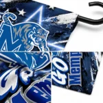 Memphis Tigers Garden Flag Custom Glowing Star Blue Best Selling