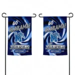 Memphis Tigers Garden Flag Custom Swirl Vortex Blue Best Selling