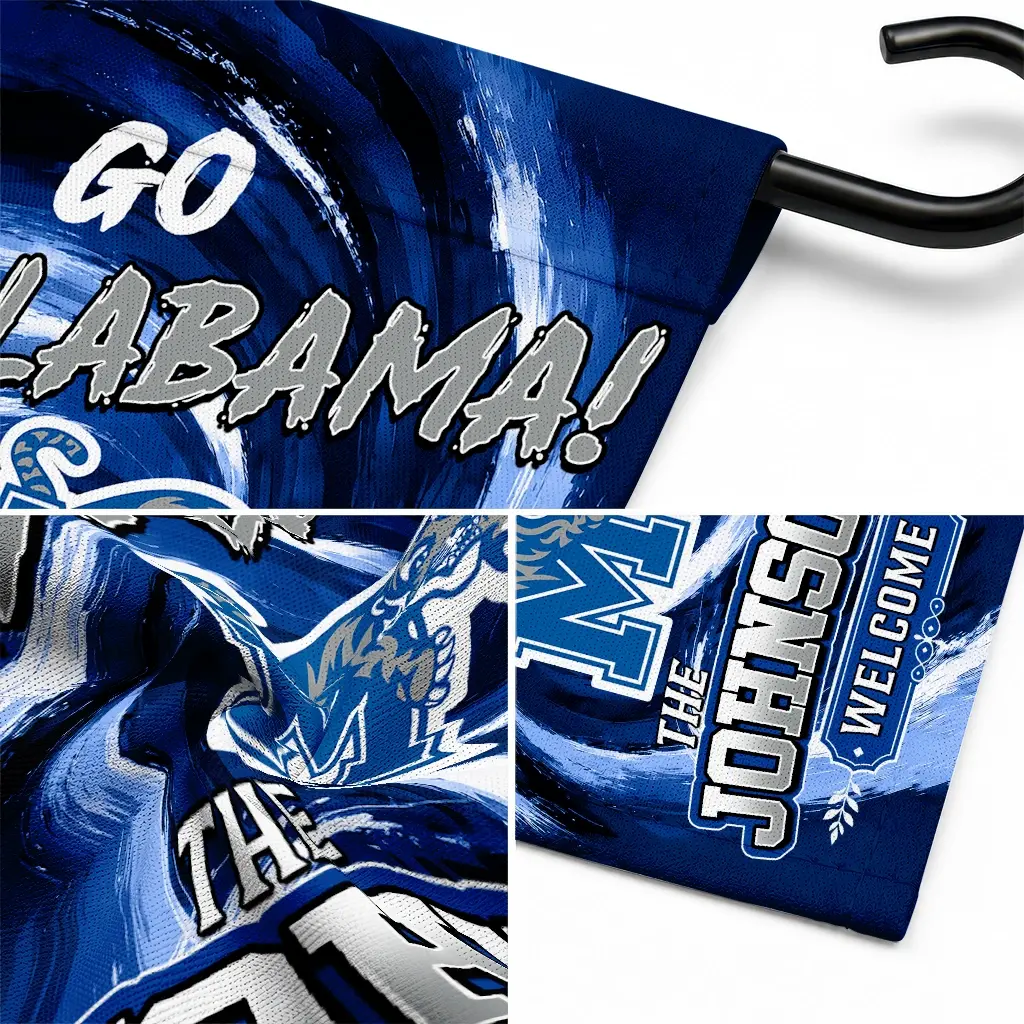 Memphis Tigers Garden Flag Custom Swirl Vortex Blue Latest Model Memphis Tigers Garden Flag Custom Swirl Vortex Blue Latest Model