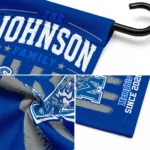 Memphis Tigers Garden Flag Customized Distressed Stripes Blue Best Selling