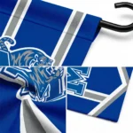 Memphis Tigers Garden Flag Personalized Chevron Stripes Blue Best Selling