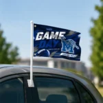 Memphis Tigers House Flag Custom Action Streaks Blue Best Selling