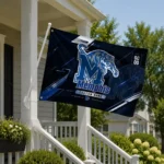 Memphis Tigers House Flag Customized Speed Slashes Blue Best Selling