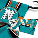 Miami Dolphins Garden Flag Custom Circle Medallion Aqua Best Selling