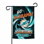 Miami Dolphins Garden Flag Customized Swirl Vortex Aqua Best Selling