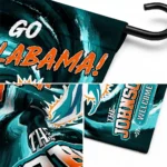 Miami Dolphins Garden Flag Customized Swirl Vortex Aqua Best Selling