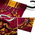 Miami Heat Garden Flag Custom Laurel Wreath Red Best Selling