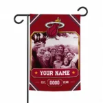 Miami Heat Garden Flag Custom Photo Frame Red Best Selling